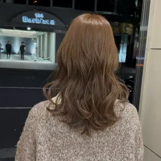 セミロング カラー 酸性ストレート/ ちさとのヘアスタイル