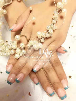 ネイル ラベンダー💖日暮里 ルル💖ネイルのネイルデザイン