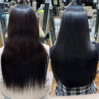 ロング カラー 新宿透明感カラー 髪質改善/吉川怜奈のヘアスタイル