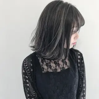 ショート カラー ヘアアレンジ 新井 広之のヘアスタイル