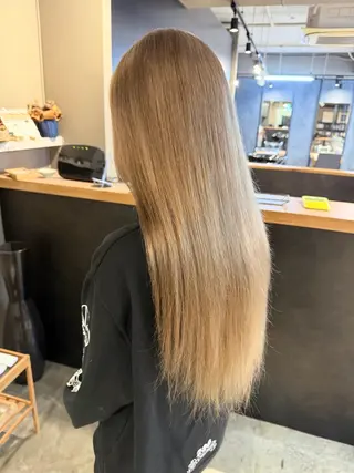 ロング カラー daiki 原宿のヘアスタイル