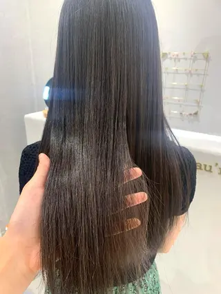 ロング ボブ/美髪矯正 /佐藤　奈巳のヘアスタイル