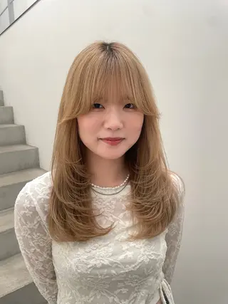 ロング ミユ/ショート/ カットモデル/名東区のヘアスタイル