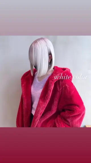 ショート カラー 💜ハイトーン💛 マジカルかいちゃんのヘアスタイル