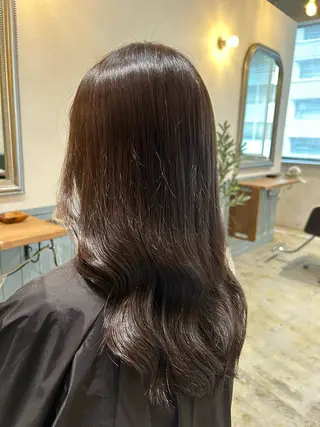 セミロング カラー key5階 イソムラのヘアスタイル