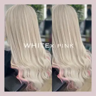 セミロング カラー ヘアアレンジ 🦋 SHION 🦋のヘアスタイル