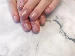 ネイル ネイルリボン 受付スタッフのネイルデザイン