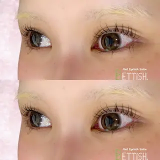 マツエク・マツパ BETTISH🩵 SERIのマツエク・マツパデザイン