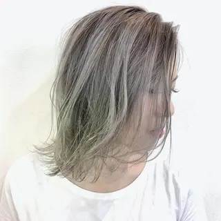 ミディアム カラー [店長]加地 峻のヘアスタイル