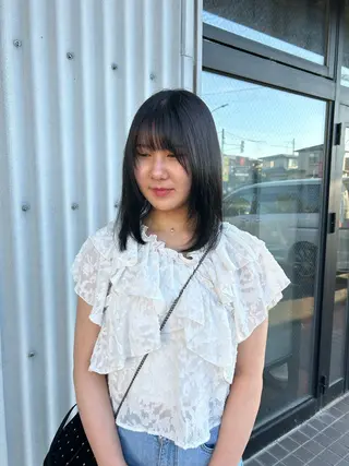 ミディアム カラー nodoka /艶カラー🪽のヘアスタイル