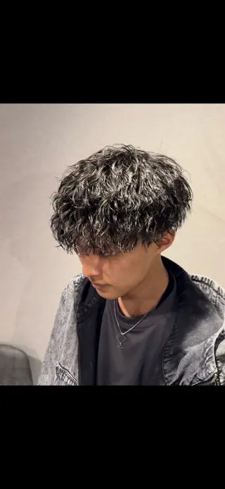 パーマ メンズ パーマ特化 まなるのヘアスタイル
