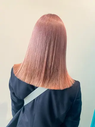 ミディアム カラー 韓国風スタイル 🍓MIZUKI🍓のヘアスタイル