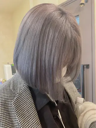 ミディアム カラー 田井中 悠紀のヘアスタイル