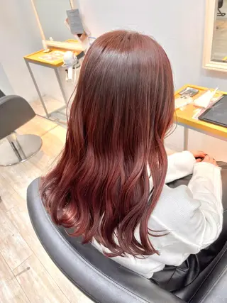 ロング カラー くさかみさき🌼暖色 /耳つぼ/オタク🌼のヘアスタイル