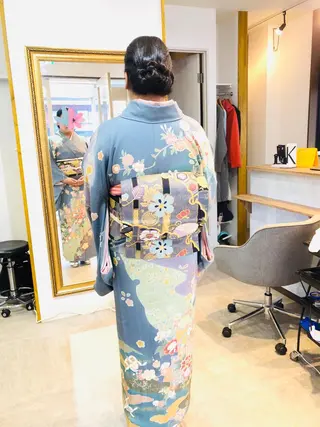 ヘアアレンジ ❤️カラーのアレルギー持ち必見❤️フリーランス美容師UMi所属・色タイプ診断 ❤️Umi❤️のヘアスタイル