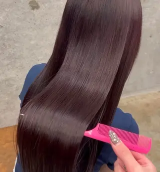 ロング 💖saki ケアブリーチ💖のヘアスタイル