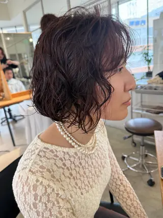 ショート カラー 南部 綾音のヘアスタイル