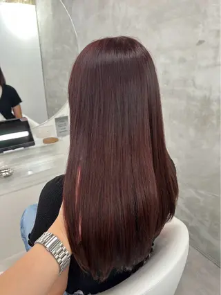 ロング カラー yuuna ✮ レイヤーカットのヘアスタイル