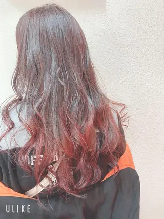 ロング チカ/暖色系カラー/ おまかせ大歓迎のヘアスタイル