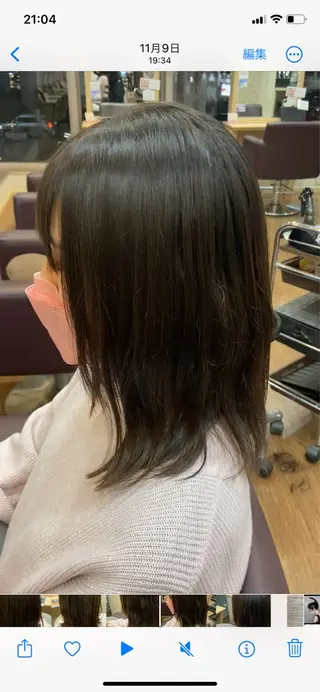 セミロング VISAGE   join所属・コバヤシ ユウスケのヘアスタイル