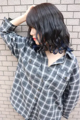 ミディアム 汐見 悠佑のヘアスタイル