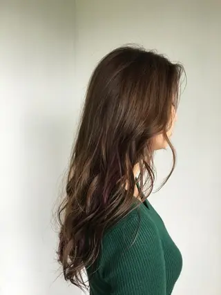 ミディアム セミロング ロング カラー 🌈ディレクター🌈 徳松優希のヘアスタイル