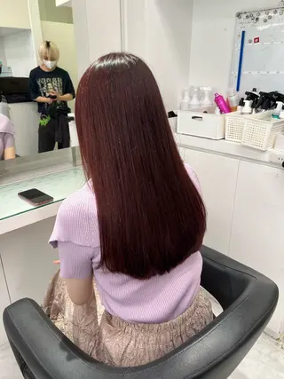 ロング カラー ヘアアレンジ 透明感カラー 艶髪🫧Yumaのヘアスタイル