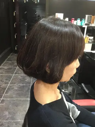 ミディアム カラー Annon プライベートサロンのヘアスタイル