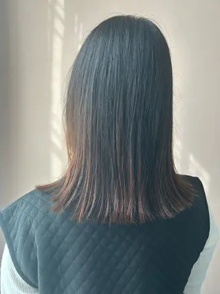 ミディアム hub hair レイヤー/透明感のヘアスタイル