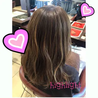 カラー ヘアアレンジ カワサキ ヒナコのヘアスタイル