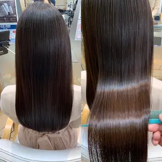 ロング ハットリ /北習志野のヘアスタイル