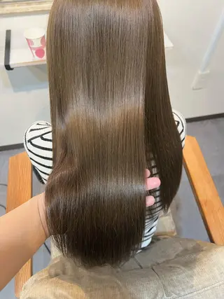 セミロング カラー Sherry/R 三川町 ayakaのヘアスタイル