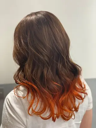 セミロング カラー ヘアアレンジ Arumeria ❄️富澤翼❄️のヘアスタイル