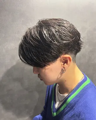 ショート パーマ 🐺森 雄飛/メンズ 韓国ヘアのヘアスタイル