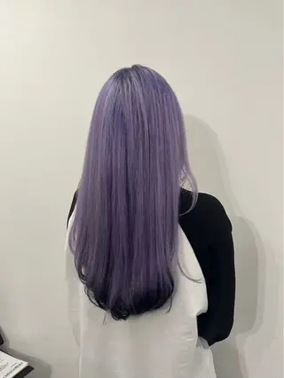 ロング カラー 山名 璃湖のヘアスタイル