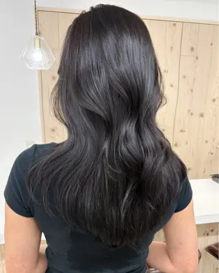 ロング カラー 新宿/韓国ヘア/ 髪質改善ストレートのヘアスタイル