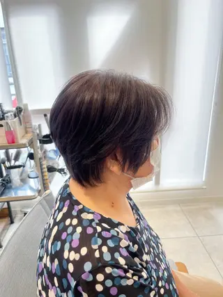 ショート カラー 韓国ヘア🇰🇷/ニ ュアンスパーマ/ヒナのヘアスタイル