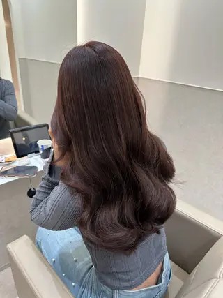 ロング カラー Kasumi Zinaのヘアスタイル