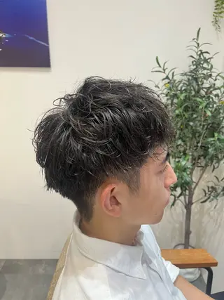 パーマ メンズ 藤田 詩織のヘアスタイル