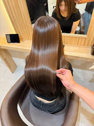 ロング attrait南堀江所属・KAISEI髪質改善 /縮毛矯正のヘアスタイル