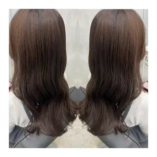 ロング 🩶韓国艶髪🇰🇷 下本夕綺のヘアスタイル