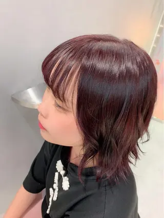 ミディアム Iris所属・ハイトーン特化サロン 💎MOCA💎のヘアスタイル