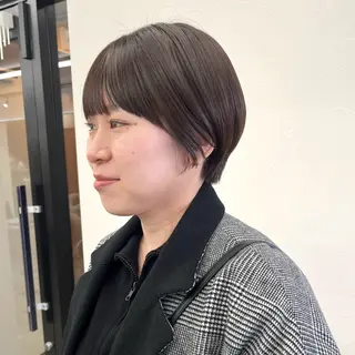 ショート カラー 初めてのショート お任せください✂️のヘアスタイル