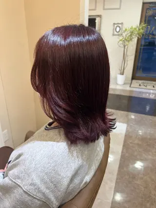 ミディアム FILM by lucia所属・MIKU カットモデル募集のヘアスタイル