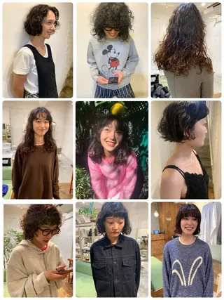 セミロング パーマ 【takk】 ナカヤママサヨシのヘアスタイル