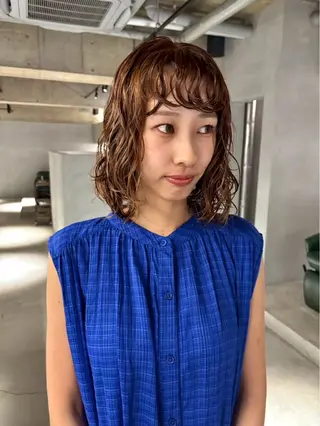 カラー 加古 遥のヘアスタイル