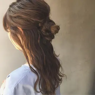 ロング カラー ヘアアレンジ 🌟アレンジが似合う カラー🌟Rumiのヘアスタイル