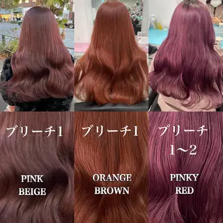 カラー ️🩷ハイトーン特化 RYUGA️🩵のヘアスタイル