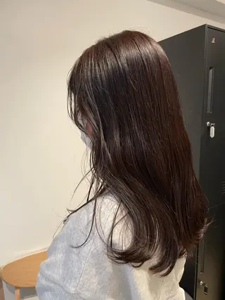 セミロング カラー SALOWIN下北沢所属・hazuki 🌝のヘアスタイル