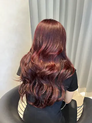 ロング カラー メンズセンターパート 🇰🇷wakanaのヘアスタイル